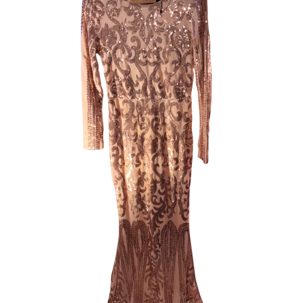 Champagne Gold Sparkled Dress