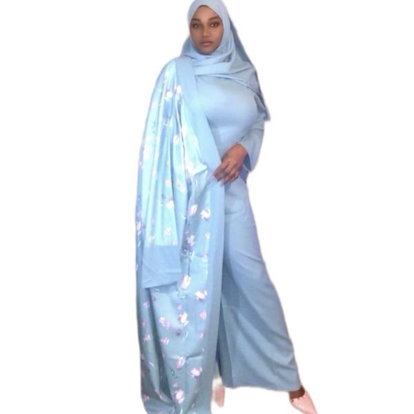 HijabiCool Luxe Flow Jumpsuit Set