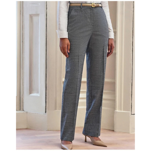 High-Waisted Wide Leg Trousers
